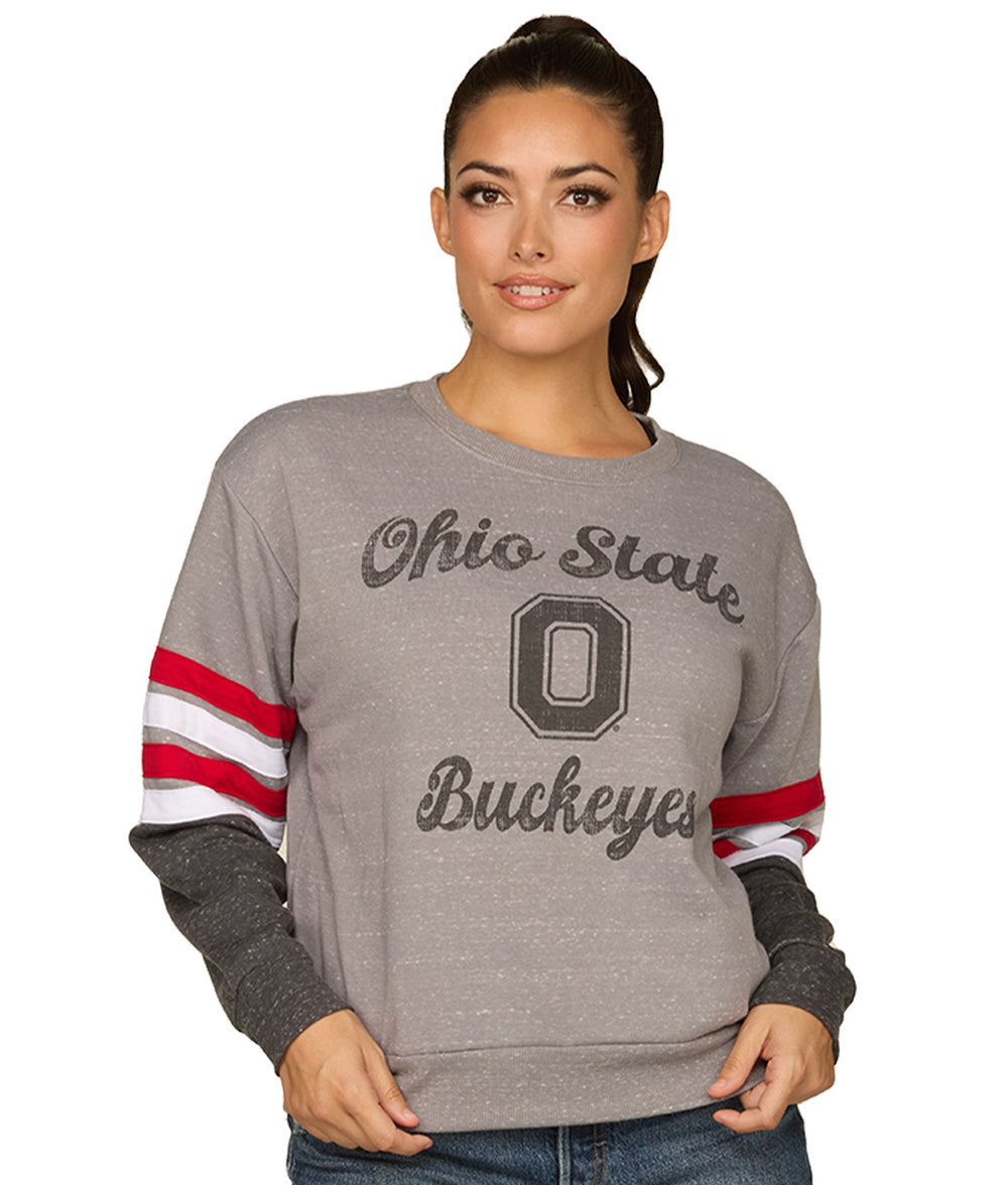 Women's Ohio State Buckeyes Bon Appetit Crew Fleece