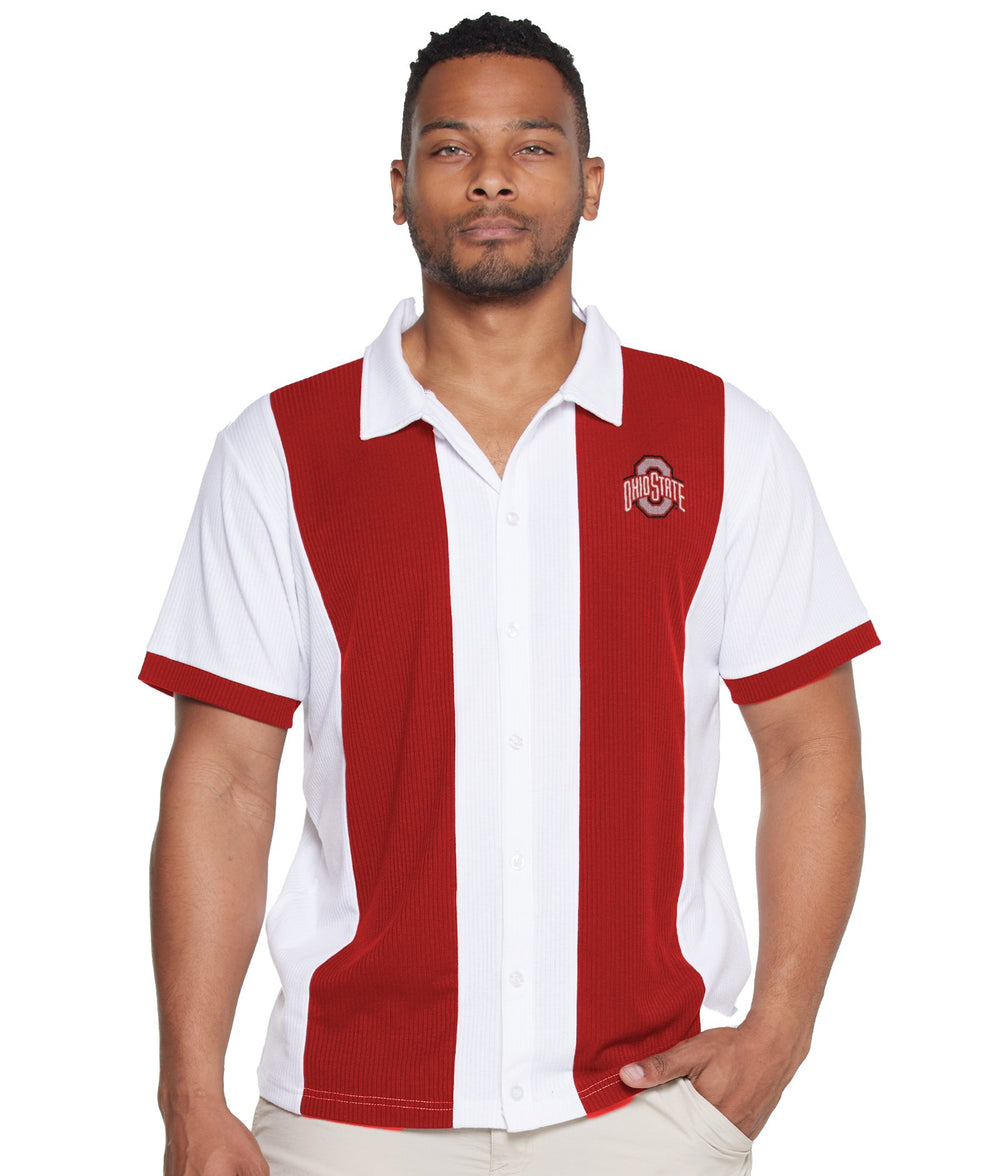 Men's Ohio State Buckeyes Cambridge Button Up Shirt