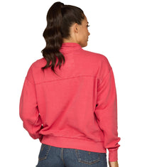 Women's Ohio State Buckeyes Camille Half Zip Washed Fleece