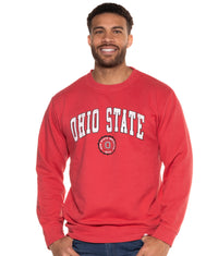 Men's Ohio State Buckeyes Cap-E-Tan Crewneck