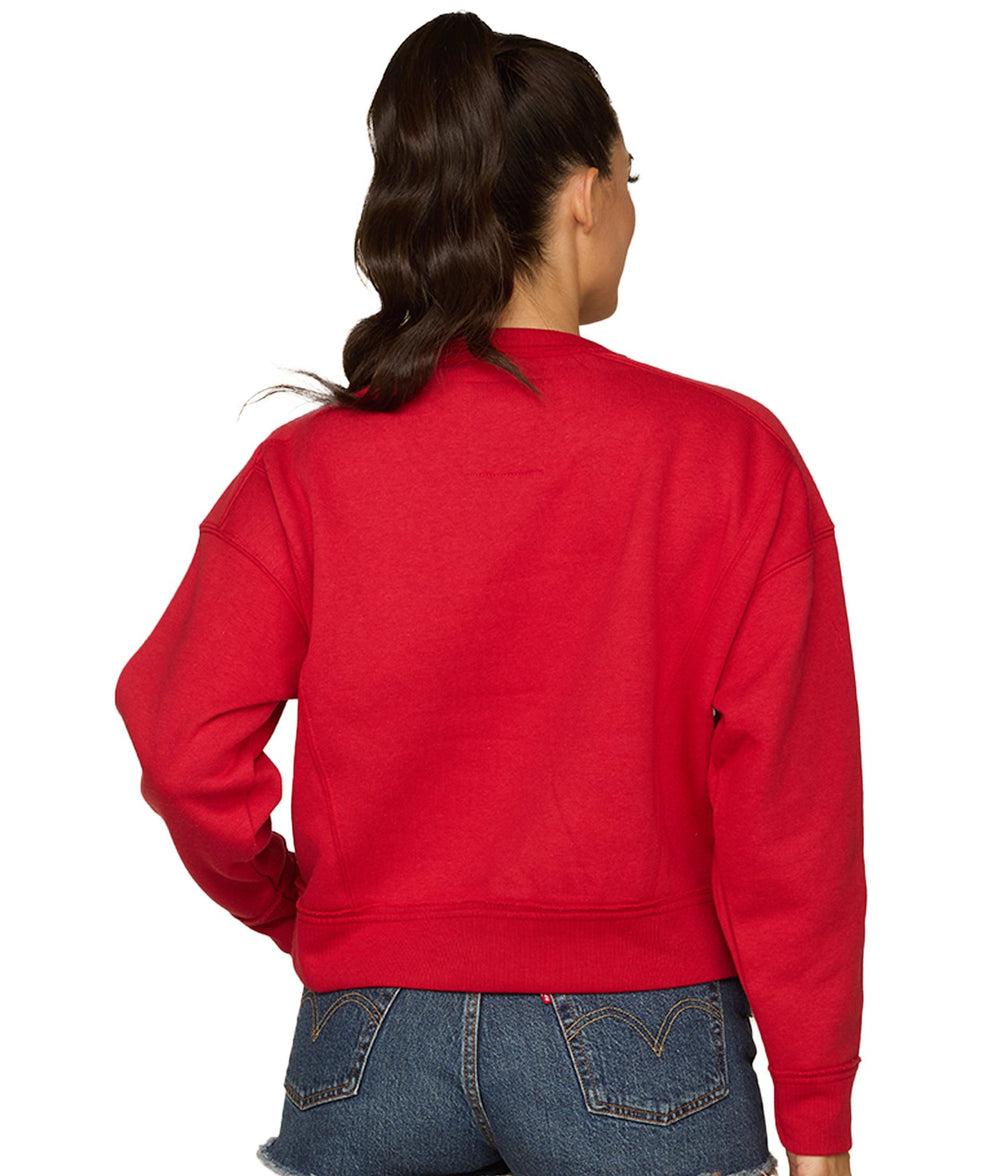 Women's Ohio State Buckeyes Honeymoon Drop Shoulder Crew