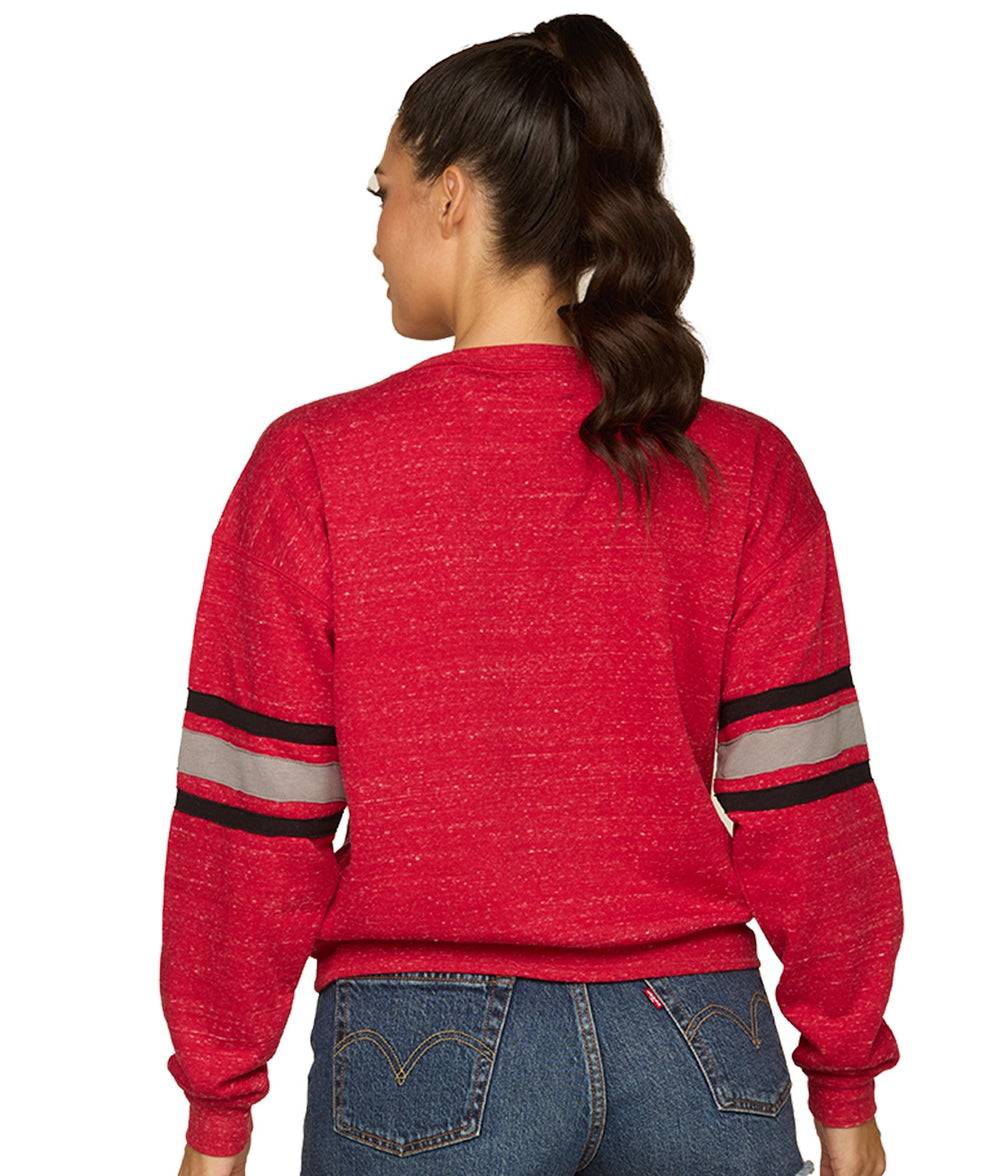 Women's Ohio State Buckeyes Mindy Crewneck Fleece