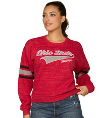 Women's Ohio State Buckeyes Mindy Crewneck Fleece