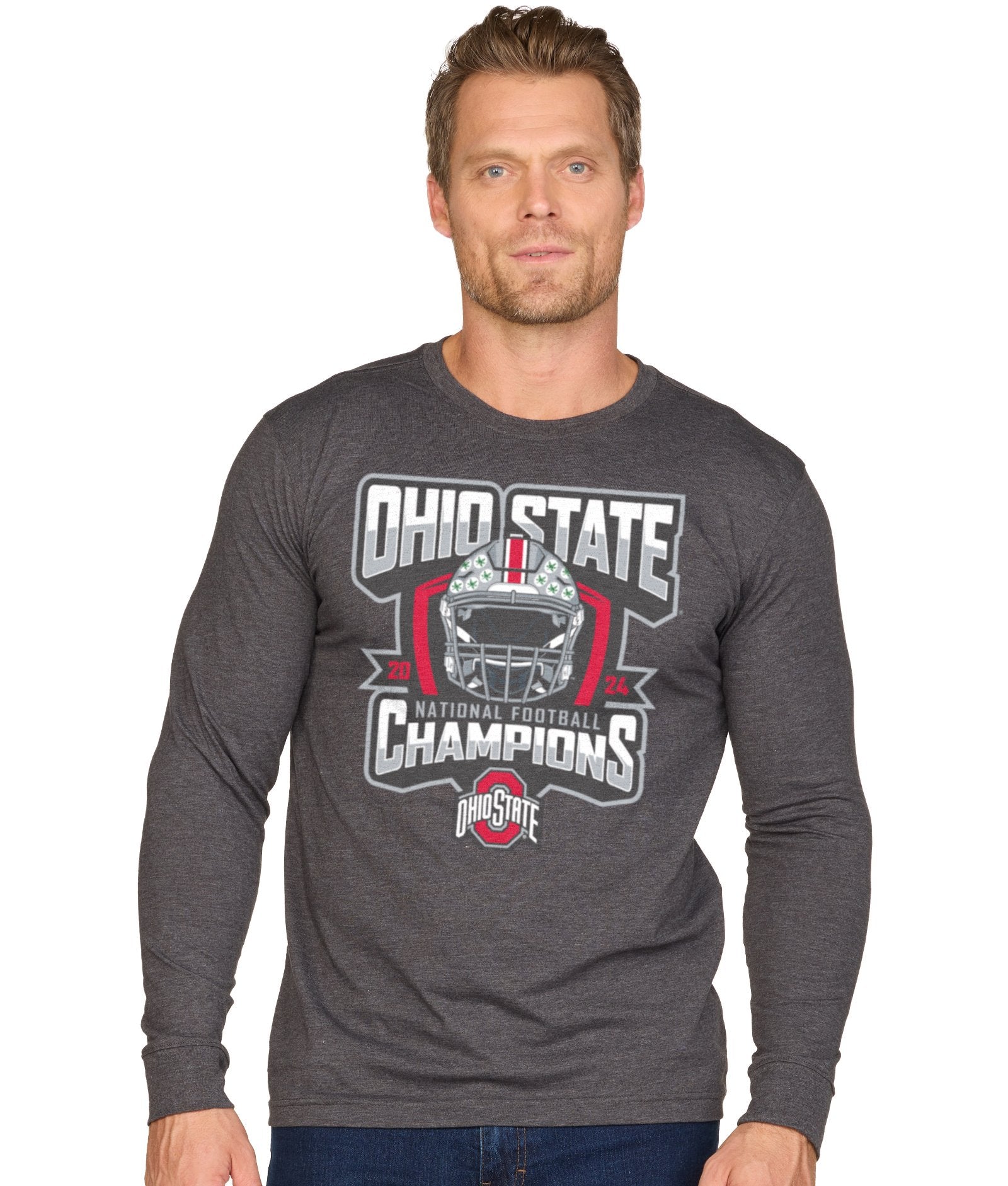 Men's Ohio State Buckeyes National Champions Playbook Long Sleeve Tee