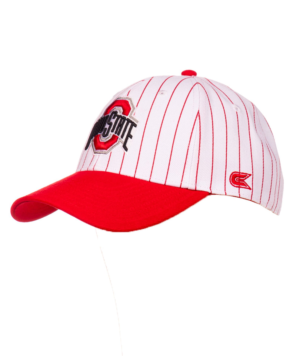 Ohio State Buckeyes Pinstripe Adjustable Hat
