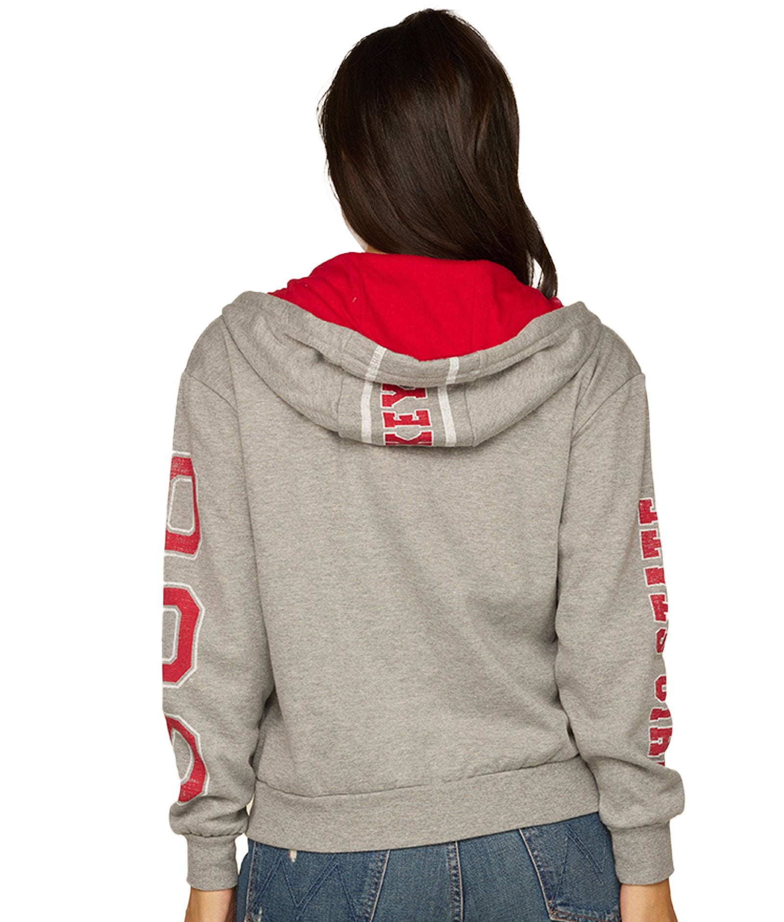 Women's Ohio State Buckeyes Raven Full Zip Hoodie