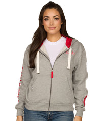 Women's Ohio State Buckeyes Raven Full Zip Hoodie