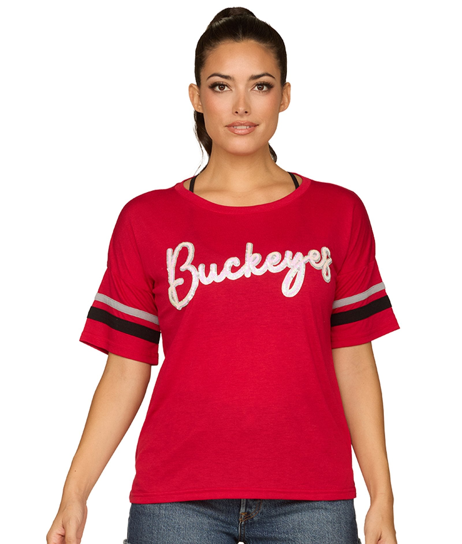 Women's Ohio State Buckeyes Realist Oversized Tee