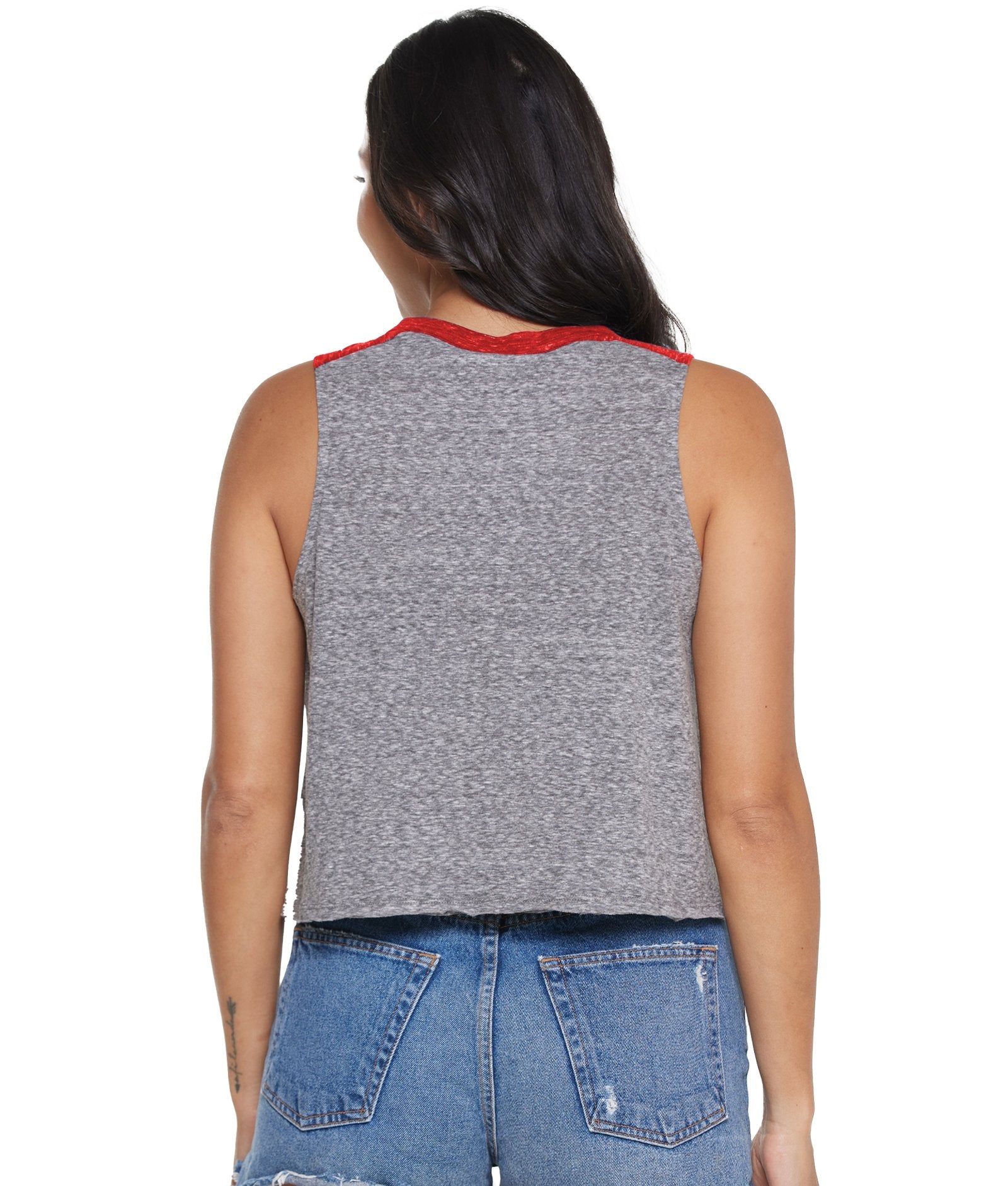 Women's Ohio State Buckeyes Sasha Split V-Neck Tank