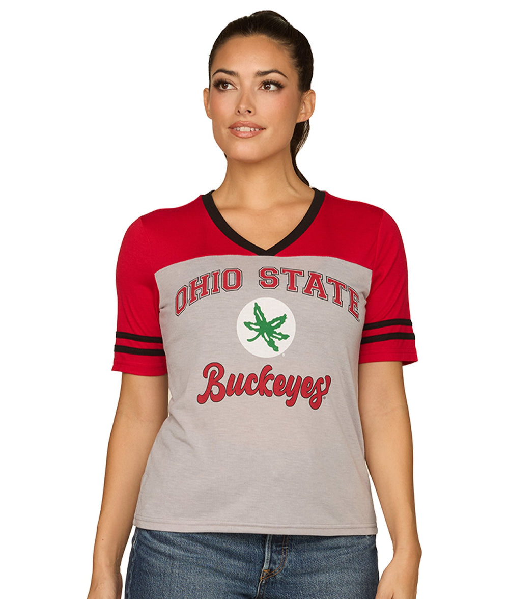 Women's Ohio State Buckeyes Second Choice Short Sleeve Tee
