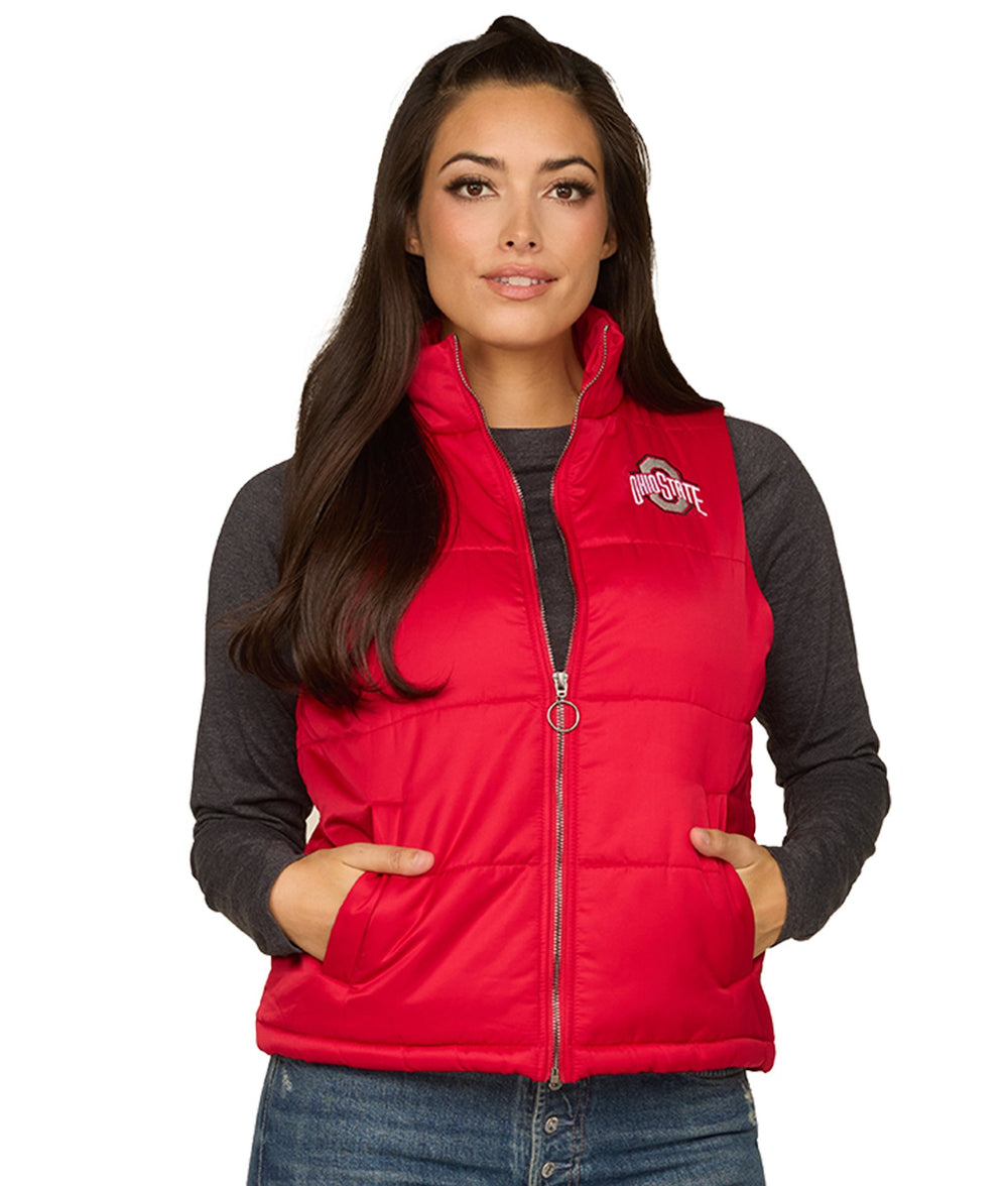 Women's Ohio State Buckeyes Sylvie Puffer Vest