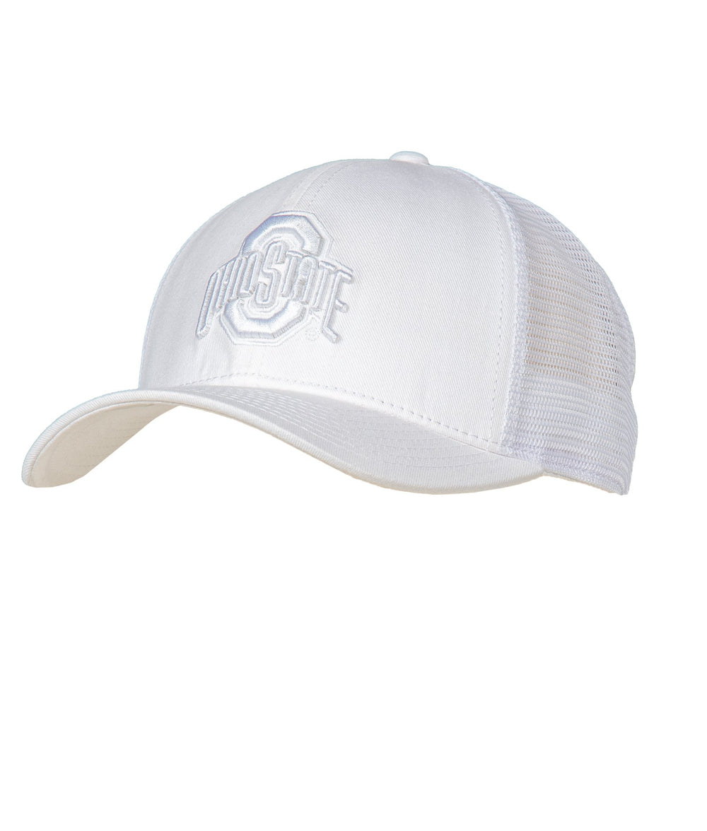 Ohio State Buckeyes Whiteout Adjustable Hat