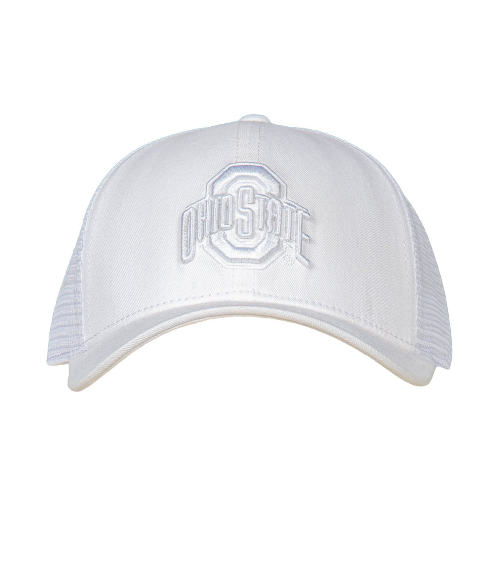 Ohio State Buckeyes Whiteout Adjustable Hat