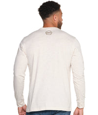 Men's Oatmeal Operation Hat Trick Long Sleeve Tee