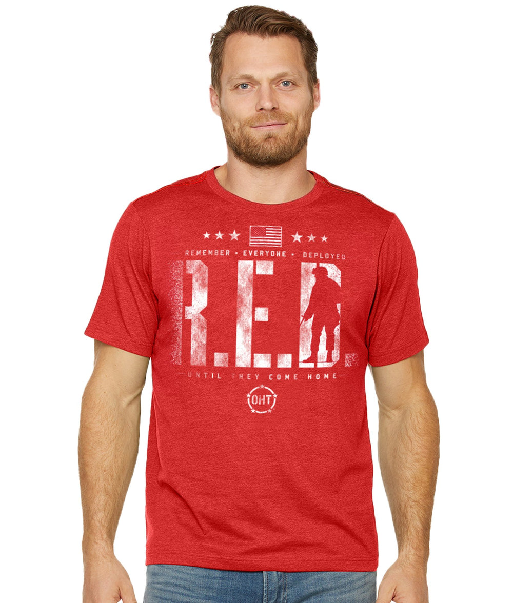 Men's Operation Hat Trick Red Tee