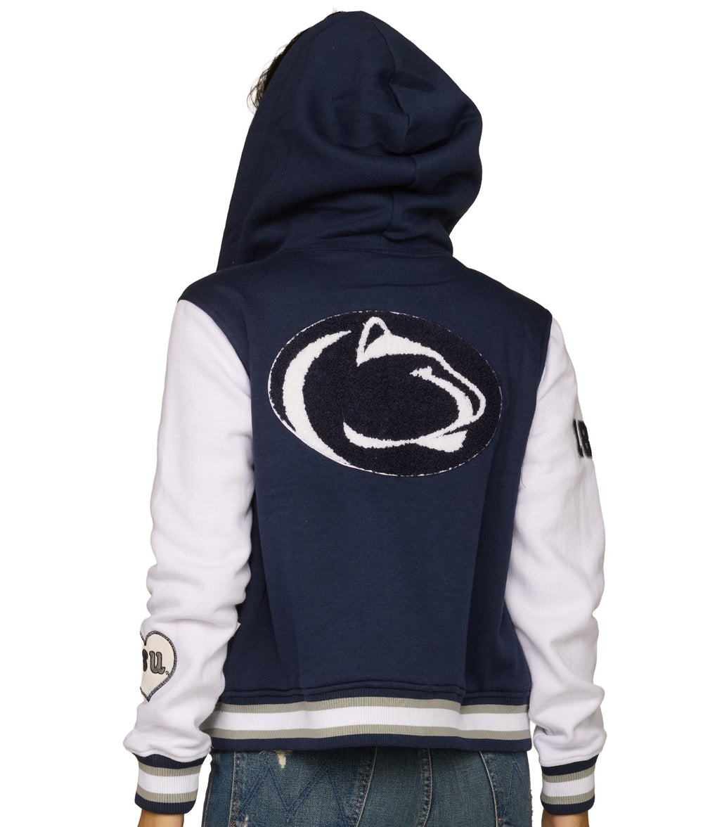 Women's Penn State Nittany Lions Bedford Falls Letterman Jacket