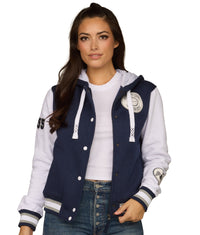 Women's Penn State Nittany Lions Bedford Falls Letterman Jacket