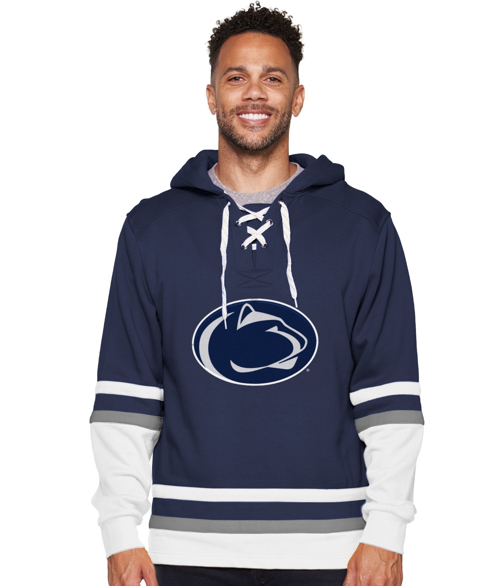 Men's Penn State Nittany Lions Ringing Lace Up Fleece Hoodie