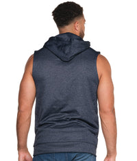 Men's Navy Perth Sleeveless Hoodie