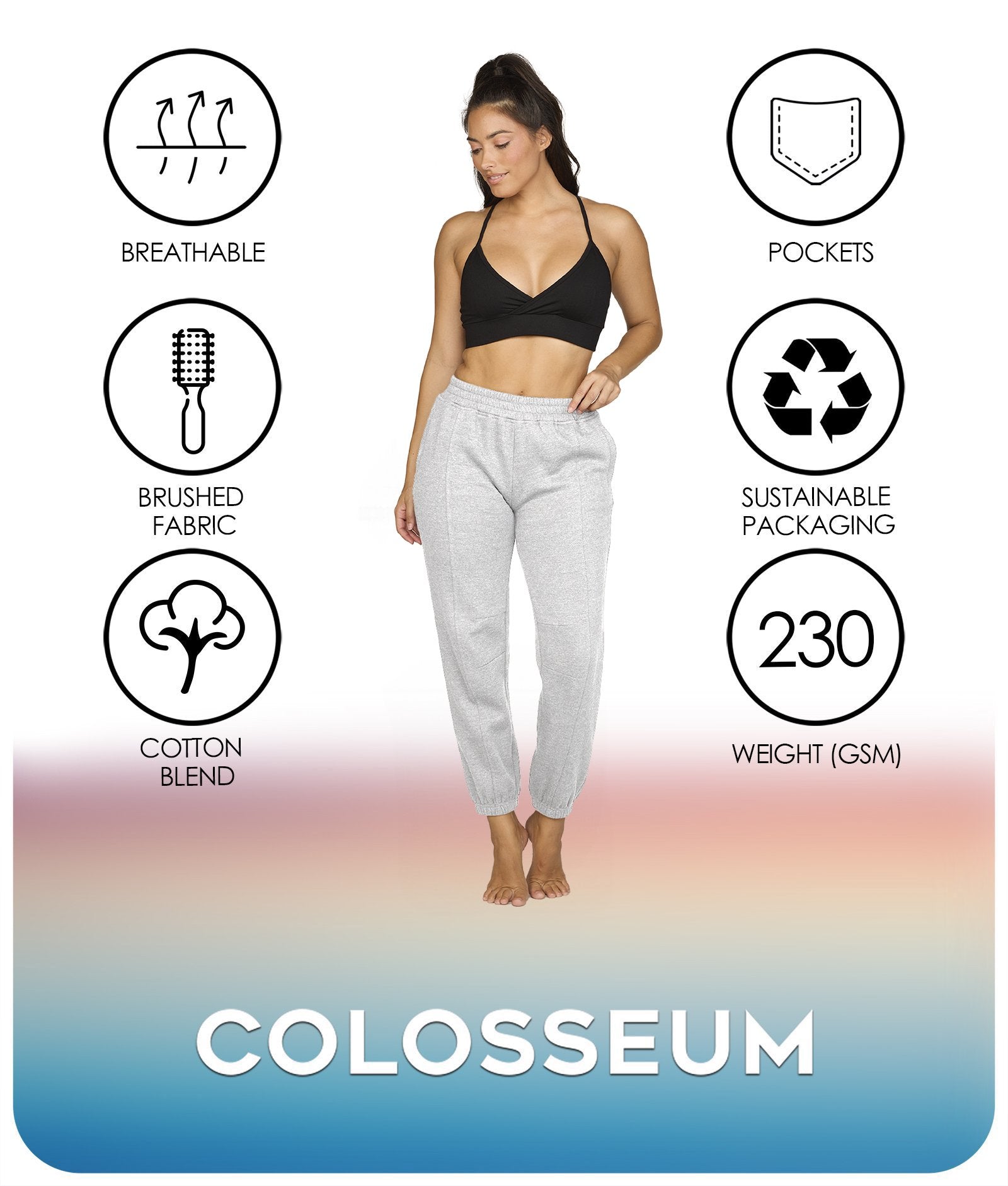 Women's Vanilla Cream Petra Jogger Features