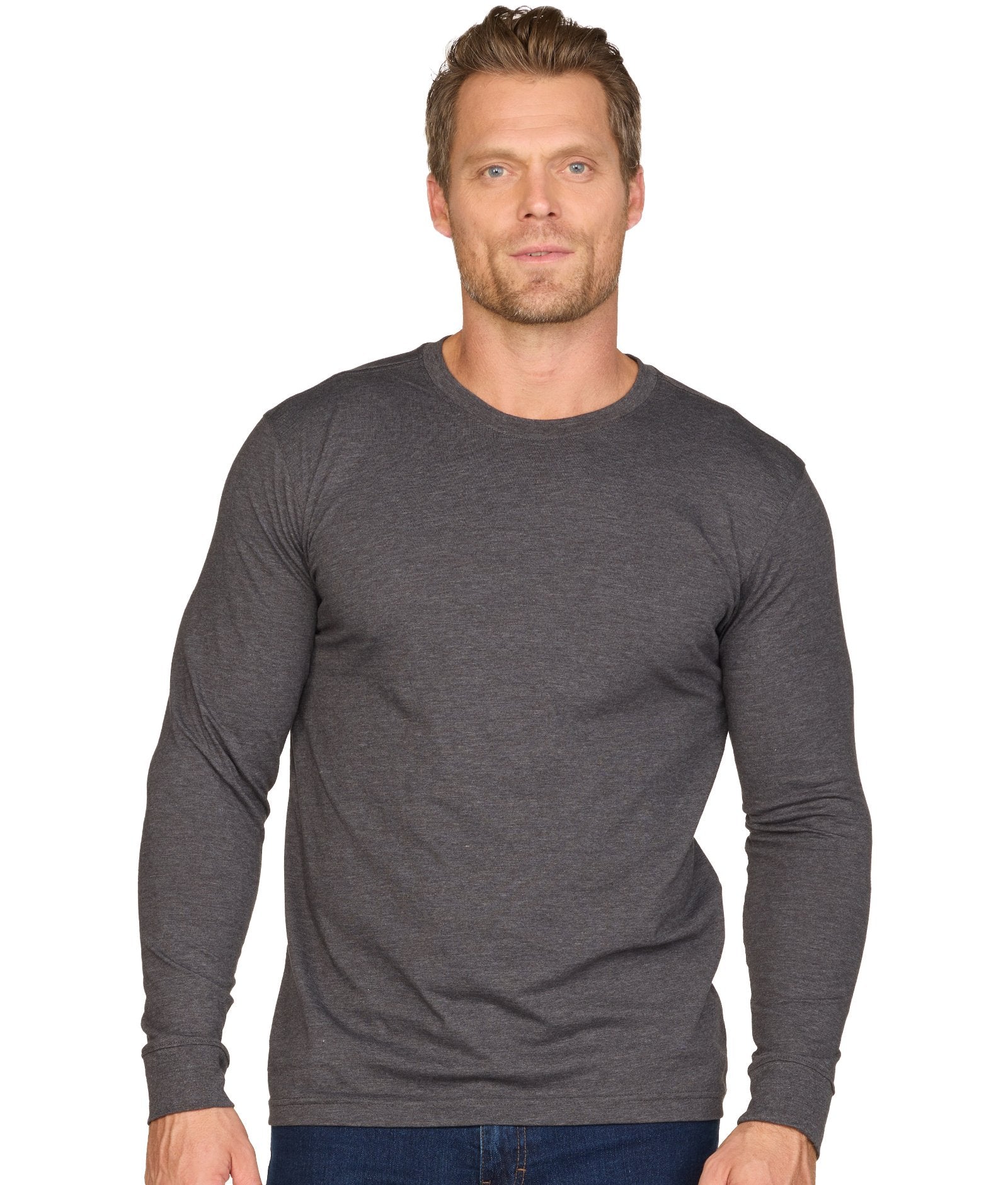 Men's Black Playbook Long Sleeve Tee