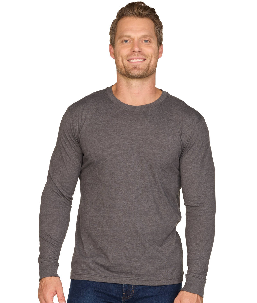 Men's Charcoal Playbook Long Sleeve Tee