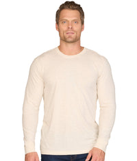 Men's Oatmeal Playbook Long Sleeve Tee