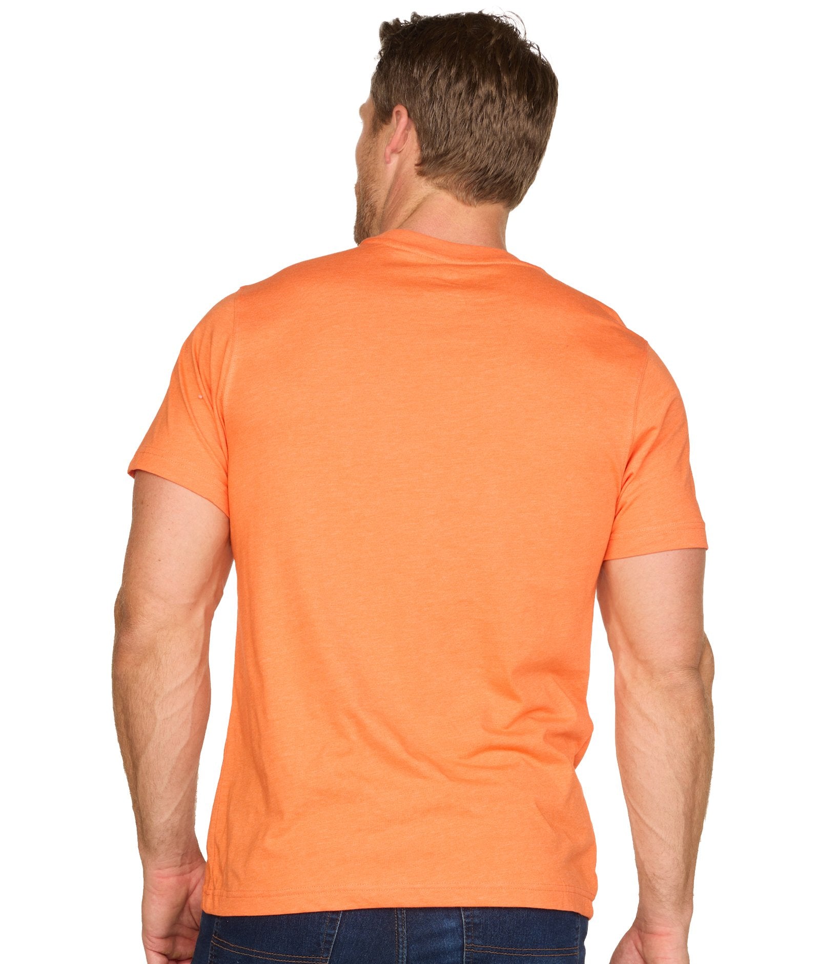 Men's Orange Playbook Short Sleeve Tee