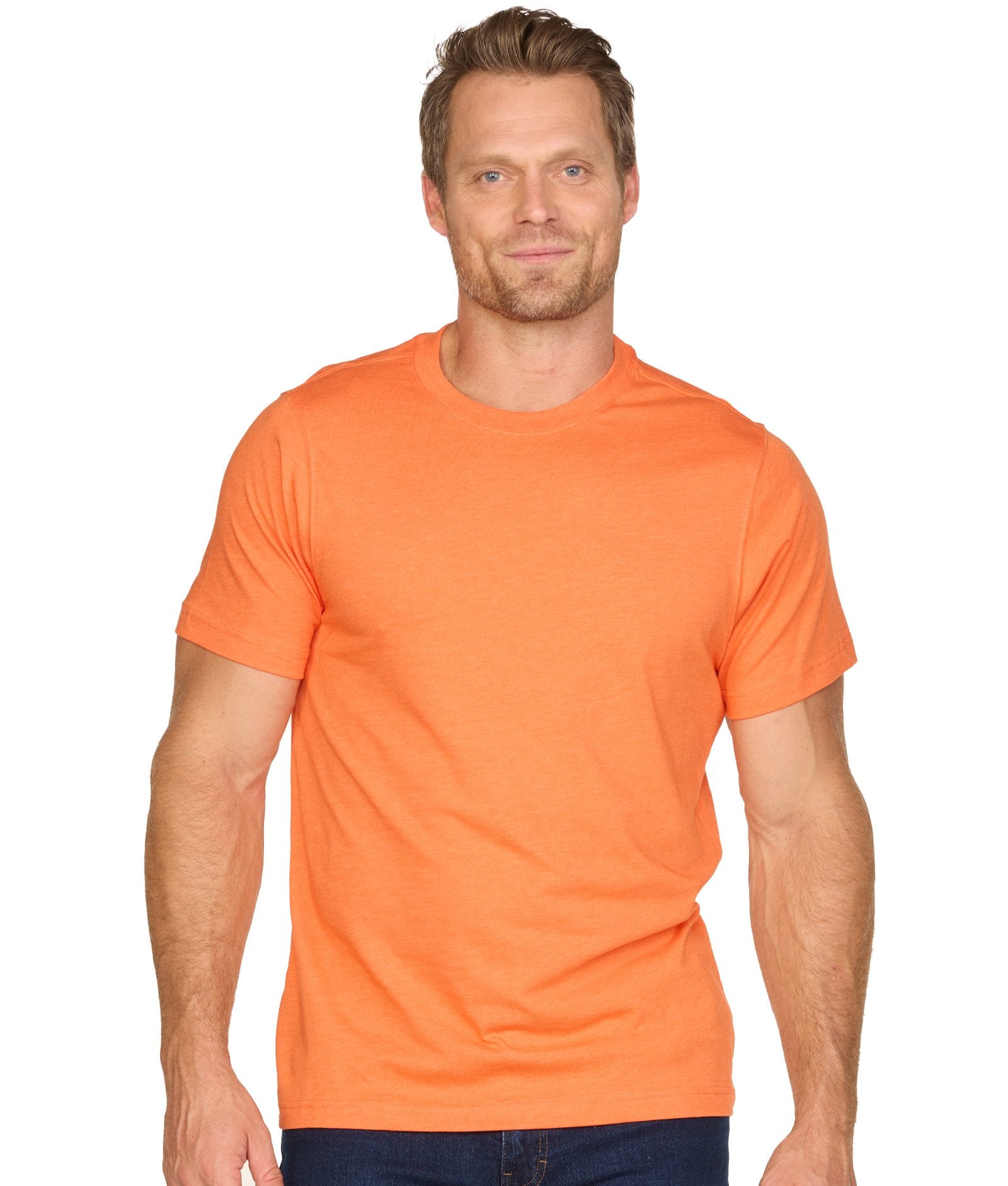 Men's Orange Playbook Short Sleeve Tee