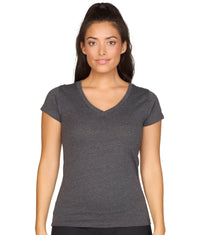 Women's Black Playbook Short Sleeve V-Neck Tee