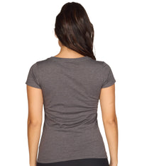 Women's Charcoal Playbook Short Sleeve V-Neck Tee