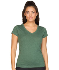 Women's Forest Green Playbook Short Sleeve V-Neck Tee