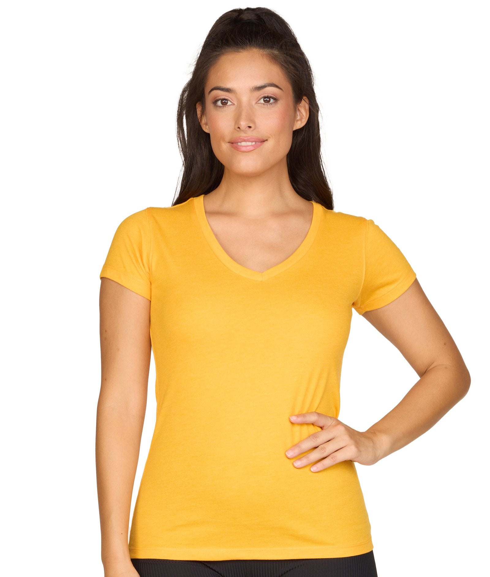 Women's Gold Playbook Short Sleeve V-Neck Tee