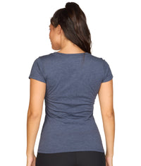 Women's Navy Playbook Short Sleeve V-Neck Tee