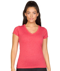 Women's Red Playbook Short Sleeve V-Neck Tee