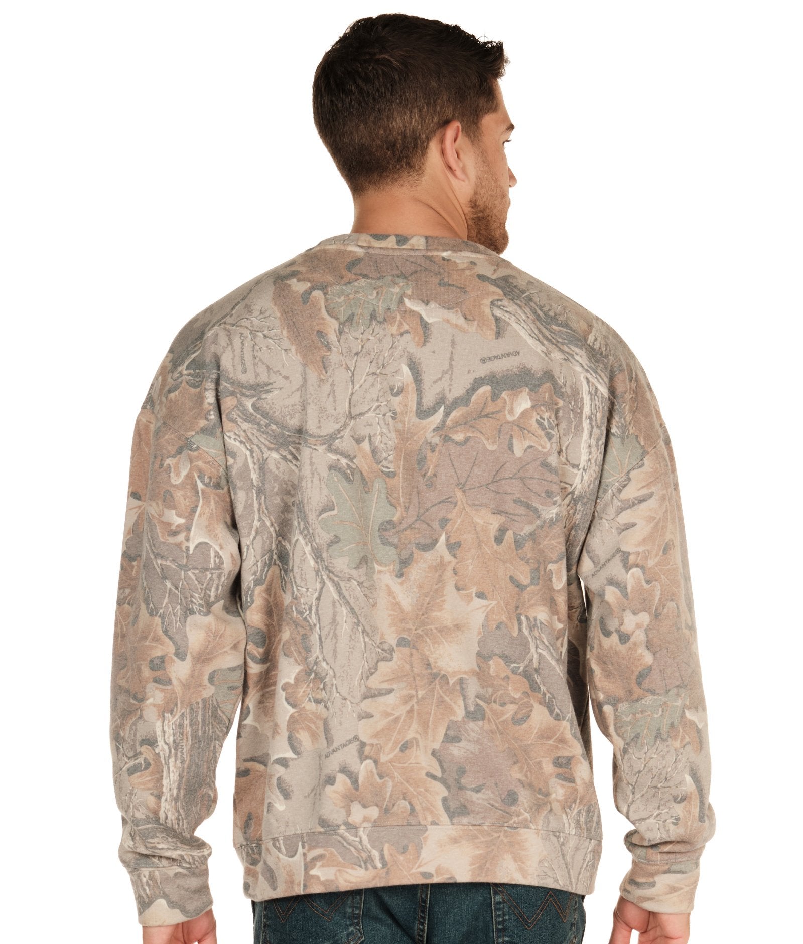 Men's Realtree Advantage Classic Ghost Crewneck Fleece