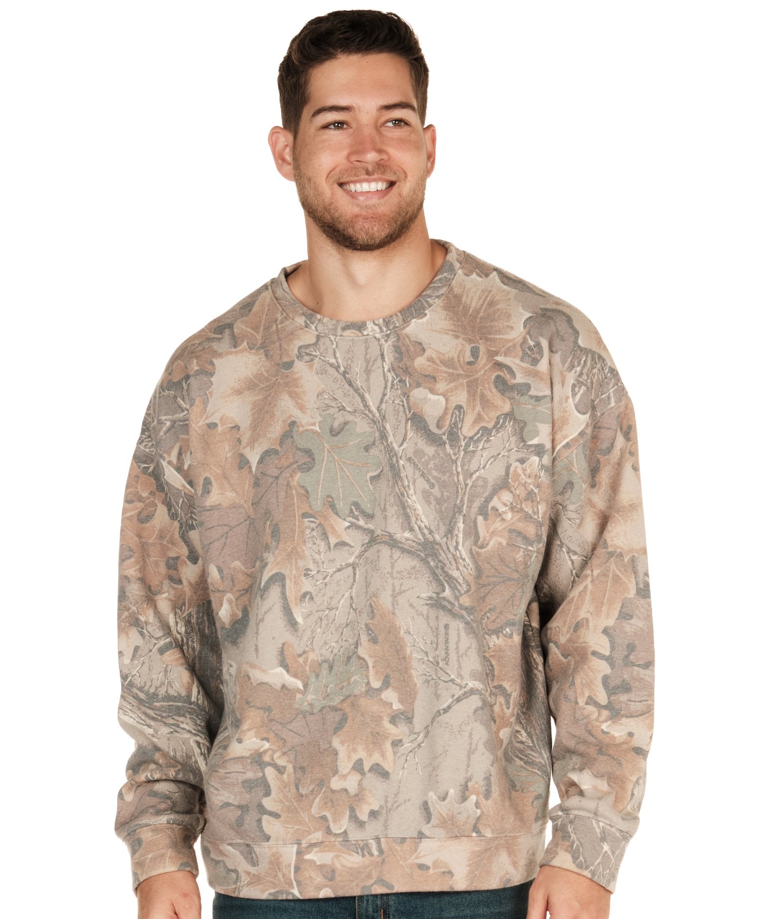 Men's Realtree Advantage Classic Ghost Crewneck Fleece