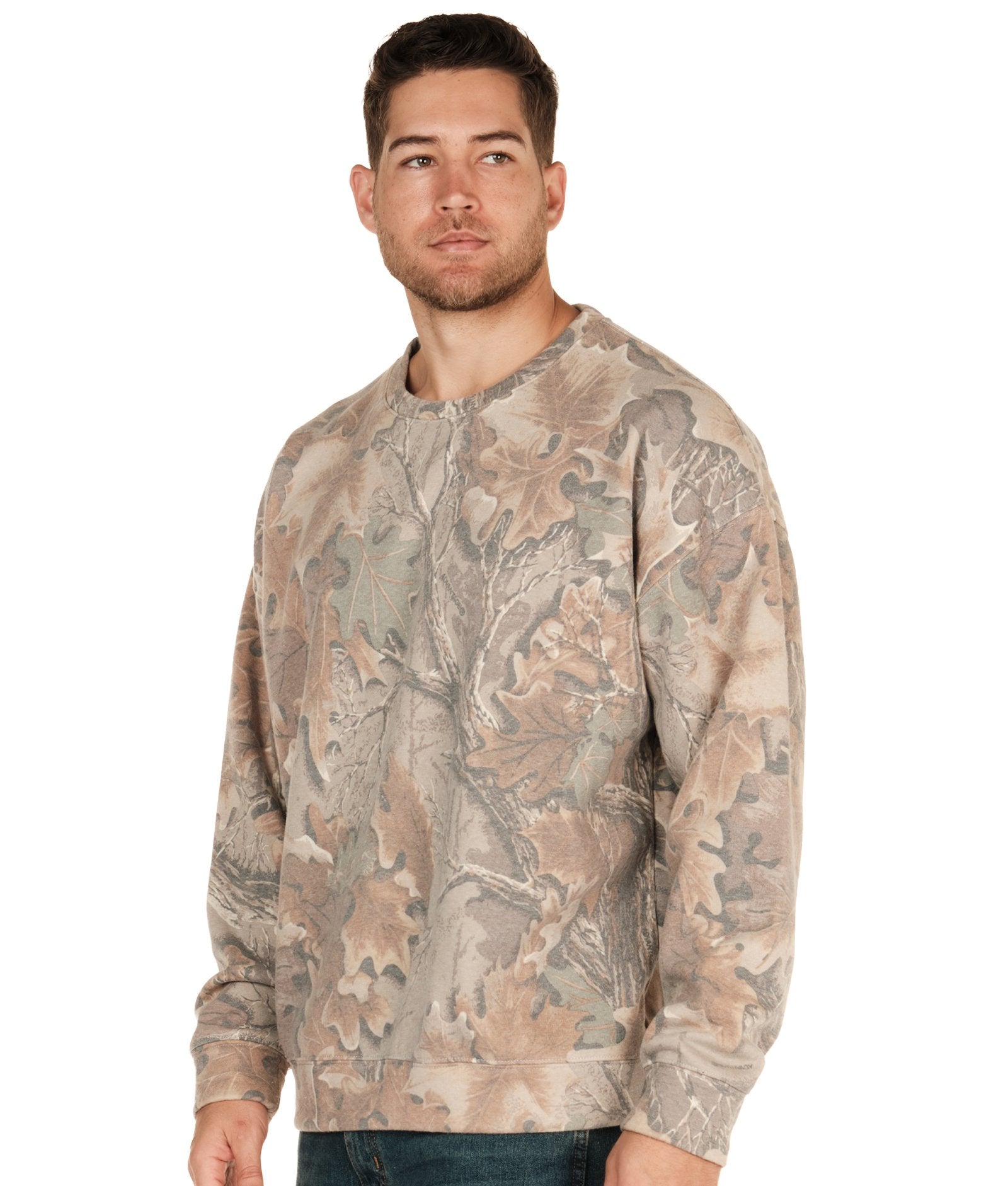 Men's Realtree Advantage Classic Ghost Crewneck Fleece