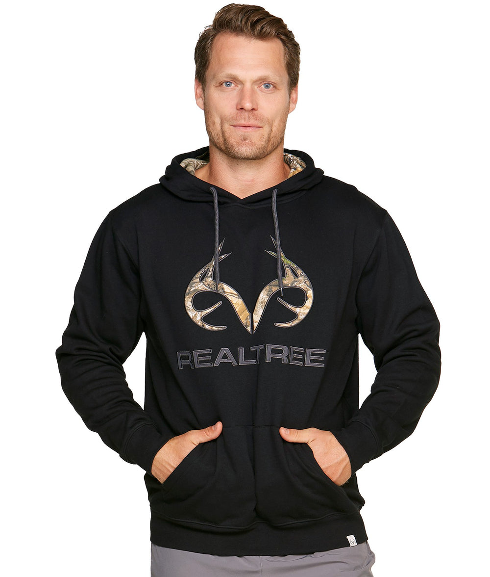 Men's Realtree Black Grizzly Pullover Hoodie