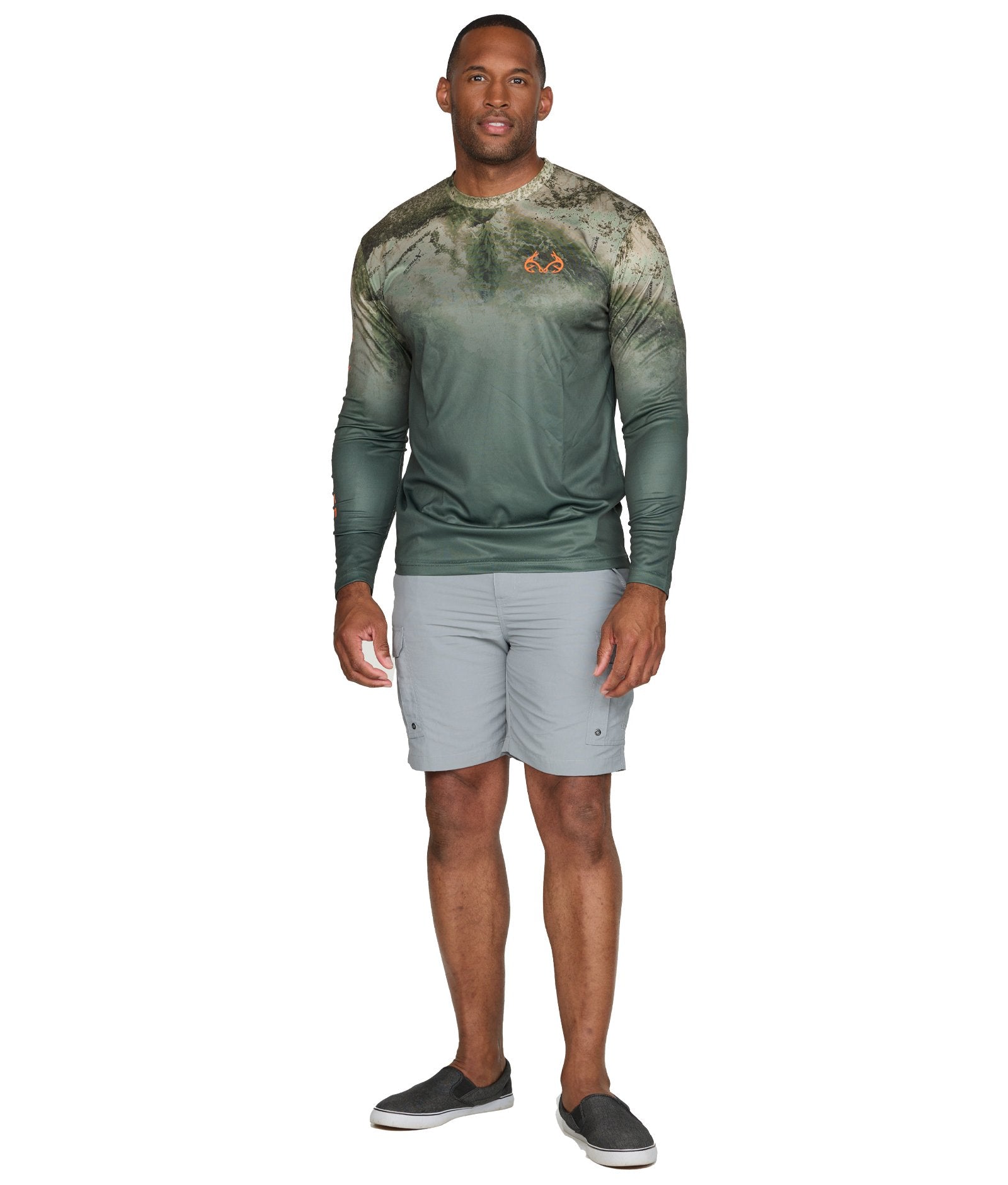 Men's Realtree Xtreme Marsh Cambria Performance Long Sleeve Tee