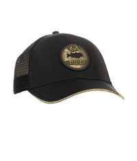 Realtree Black Davenport Adjustable Structured Curved Bill Trucker Hat