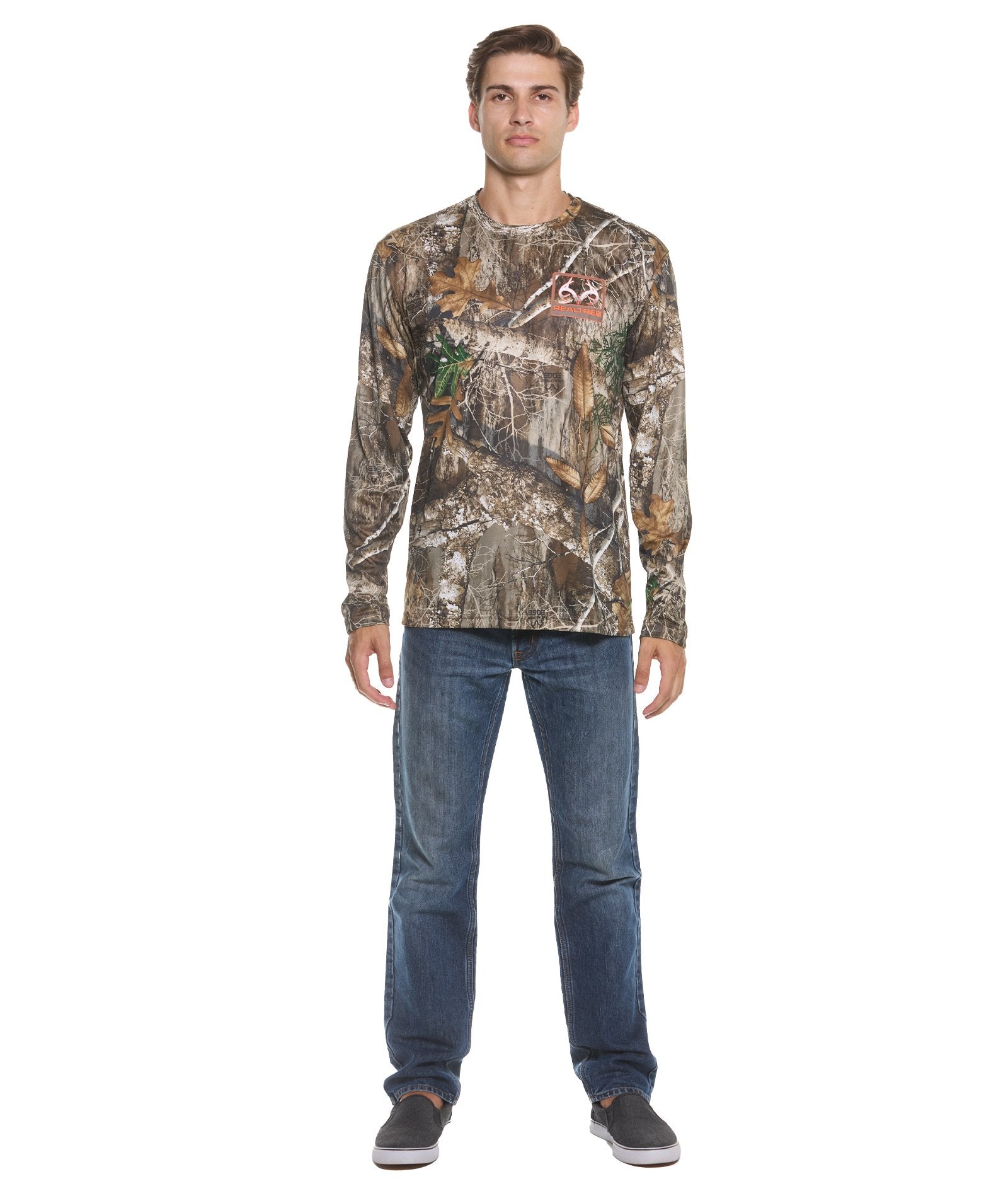 Men's Realtree Edge Jackson Performance Camo Long Sleeve Tee