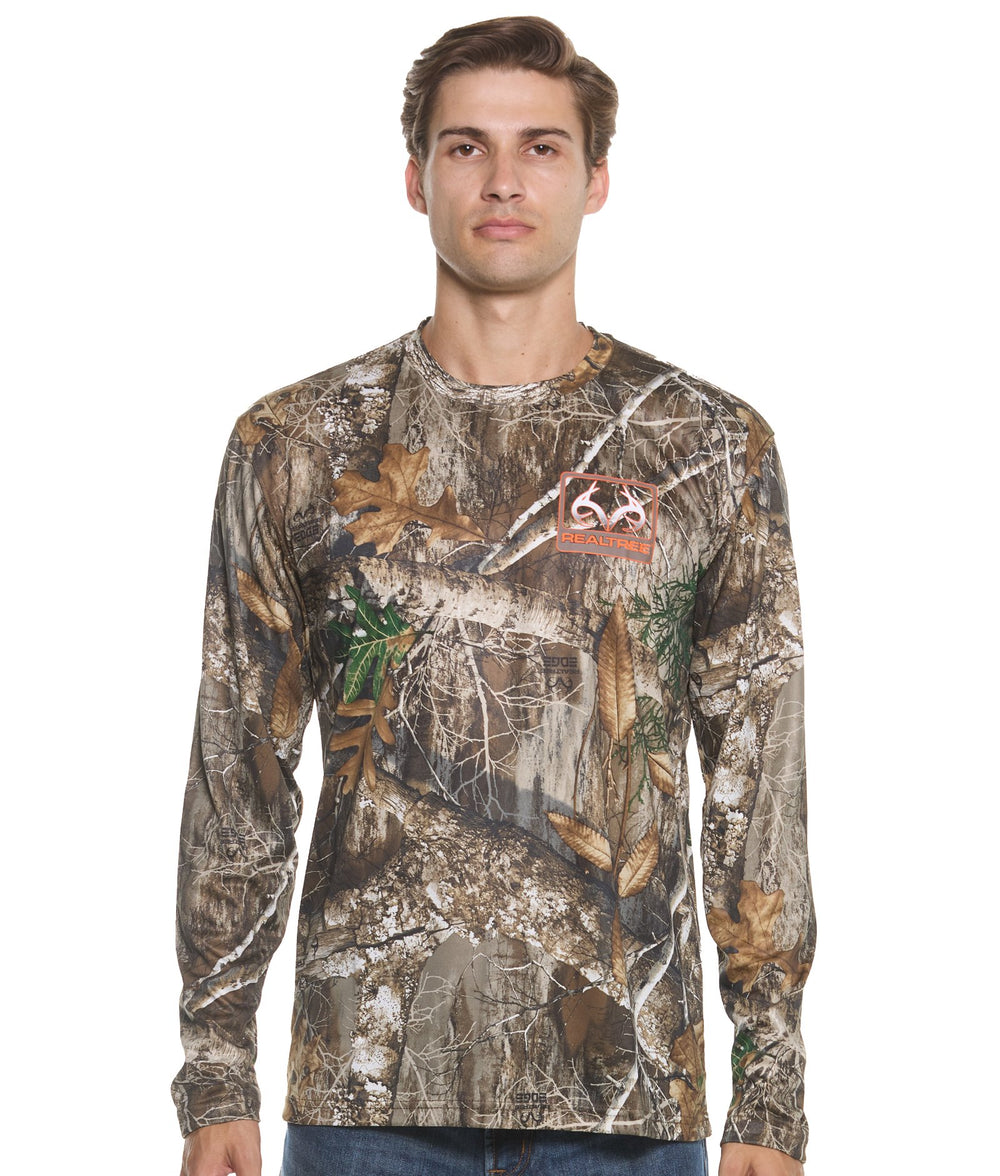 Men's Realtree Edge Jackson Performance Camo Long Sleeve Tee