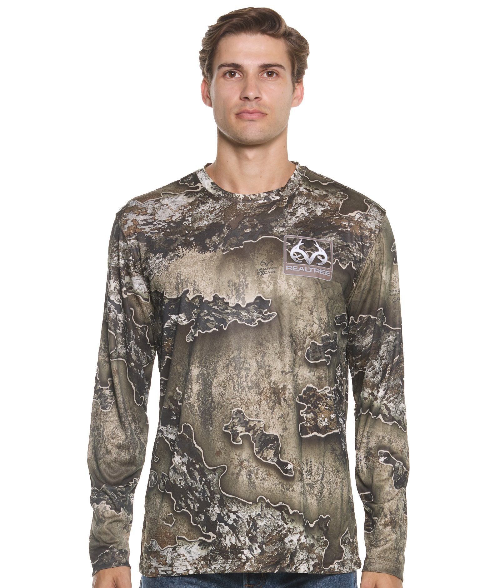 Men's Realtree Excape Jackson Performance Camo Long Sleeve Tee