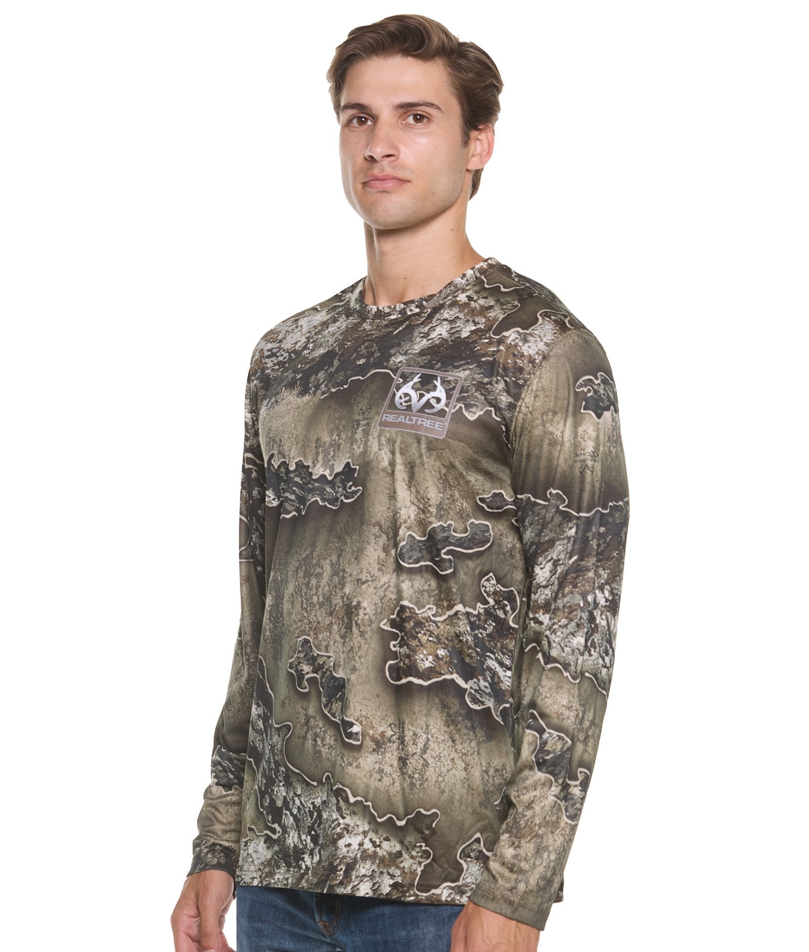 Men's Realtree Excape Jackson Performance Camo Long Sleeve Tee