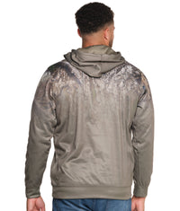 Men's Realtree Olive Khaki Strike Performance Fleece Hoodie