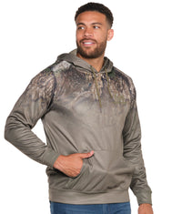 Men's Realtree Olive Khaki Strike Performance Fleece Hoodie