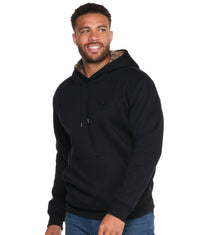 Men's Realtree Black Tundra Heavyweight Fleece Hoodie