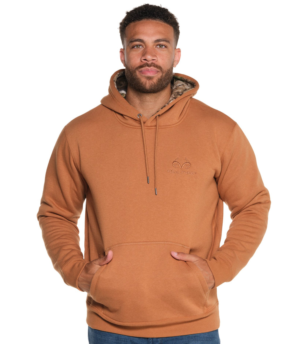 Men's Realtree Honey Tundra Heavyweight Fleece Hoodie