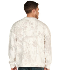 Men's Realtree Xtra Grey Snow Ghost Crewneck Fleece